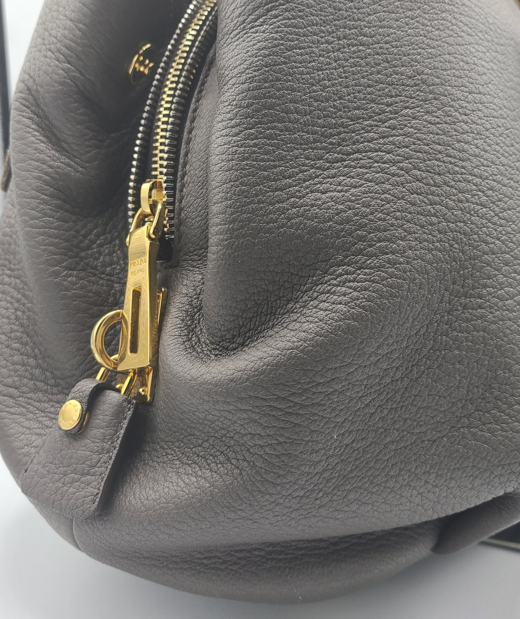 authentic prada handbag deer Skin - large Shopping tote